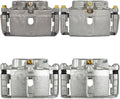 4 Disc Brake Caliper - Front and Rear Driver Passenger Side Brake Caliper Disc,Automotive Replacement Brake Calipers for Chevrolet Silverado 2500 1999-2004 for Chevy Silverado 2500 1999-2004