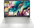 HP 15.6' FHD Touchscreen Laptop with Office 365, AMD Ryzen 7 4700U Processor, 32GB RAM 1TB SSD, Wi-Fi, Bluetooth, Webcam, SD Media Card Reader, Windows 10 Pro, Silver