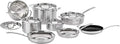 Cuisinart MCP-13 MultiClad Pro Stainless-Steel Cookware 13-Piece Cookware Set, Silver…