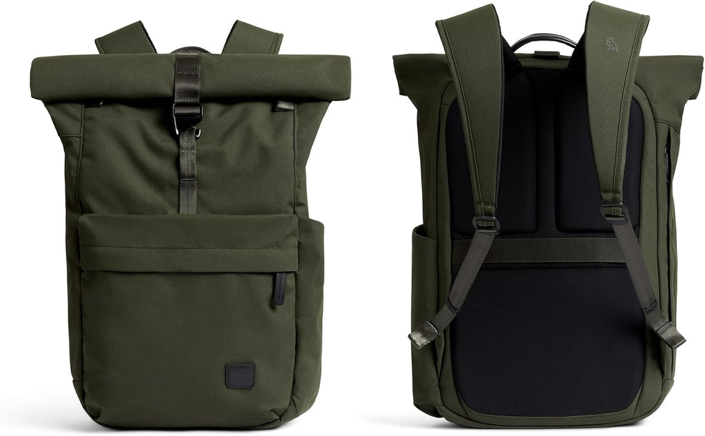 Bellroy Classic Rolltop (commuter backpack with 16' laptop sleeve, luggage pass-through, and two access points) - Olive