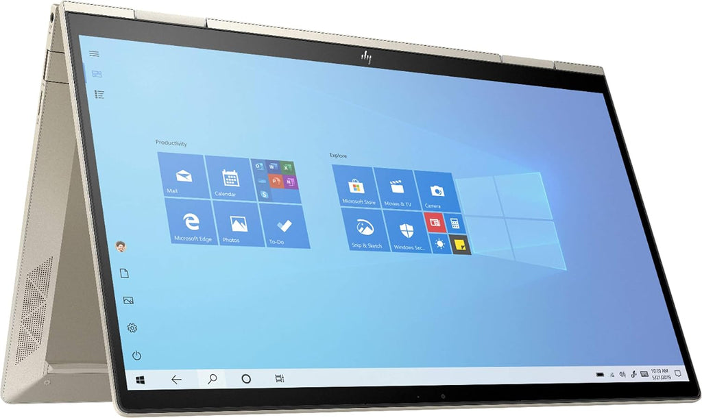 HP Envy x360 2-in-1 13.3' FHD IPS Touchscreen Laptop Intel Evo Platform 11th Gen Core i7-1165G7 8GB Memory 512GB SSD Pale Gold - Backlit Keyboard -Fingerprint Reader -Thunderbolt (Renewed)