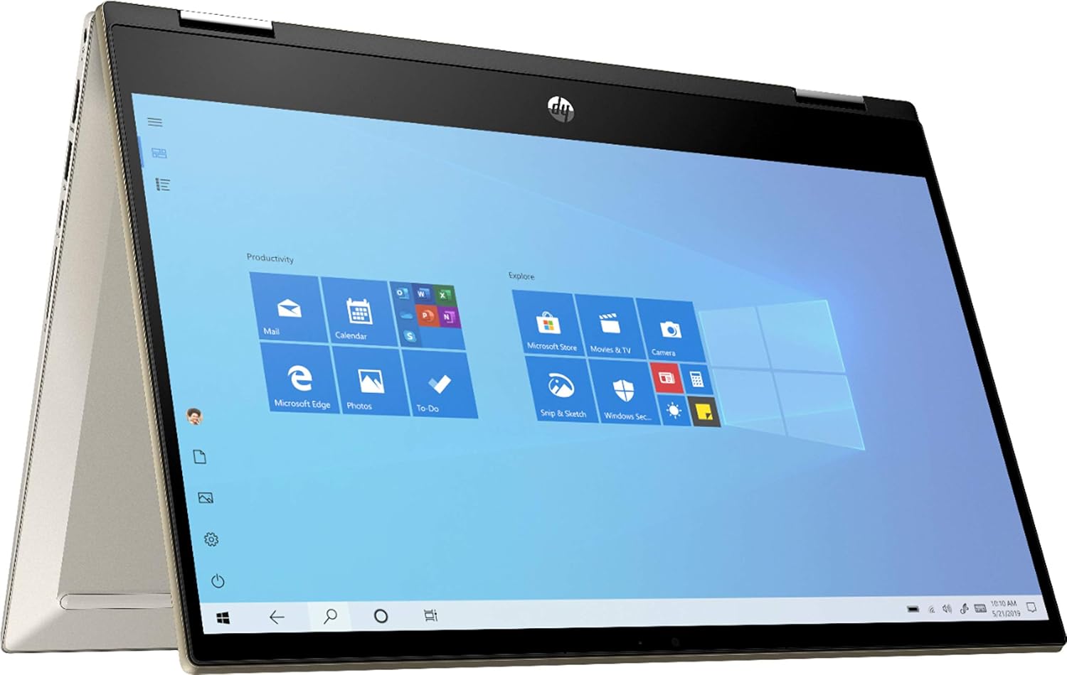 HP - Pavilion x360 2-in-1 14' Touch-Screen Laptop - Intel Core i5 - 8GB Memory - 256GB SSD - Warm Gold - 14m-dw1023dx
