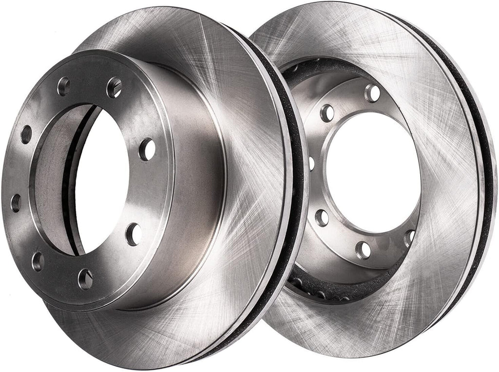 Detroit Axle - Front Brake Kit for Chevy GMC Silverado Sierra 1500 2500 3500 HD Avalanche Suburban Yukon XL 2500 Express Savana 2500 3500 Hummer H2 Cadillac DTS DeVille, Brake Rotors Pads Lug Nuts