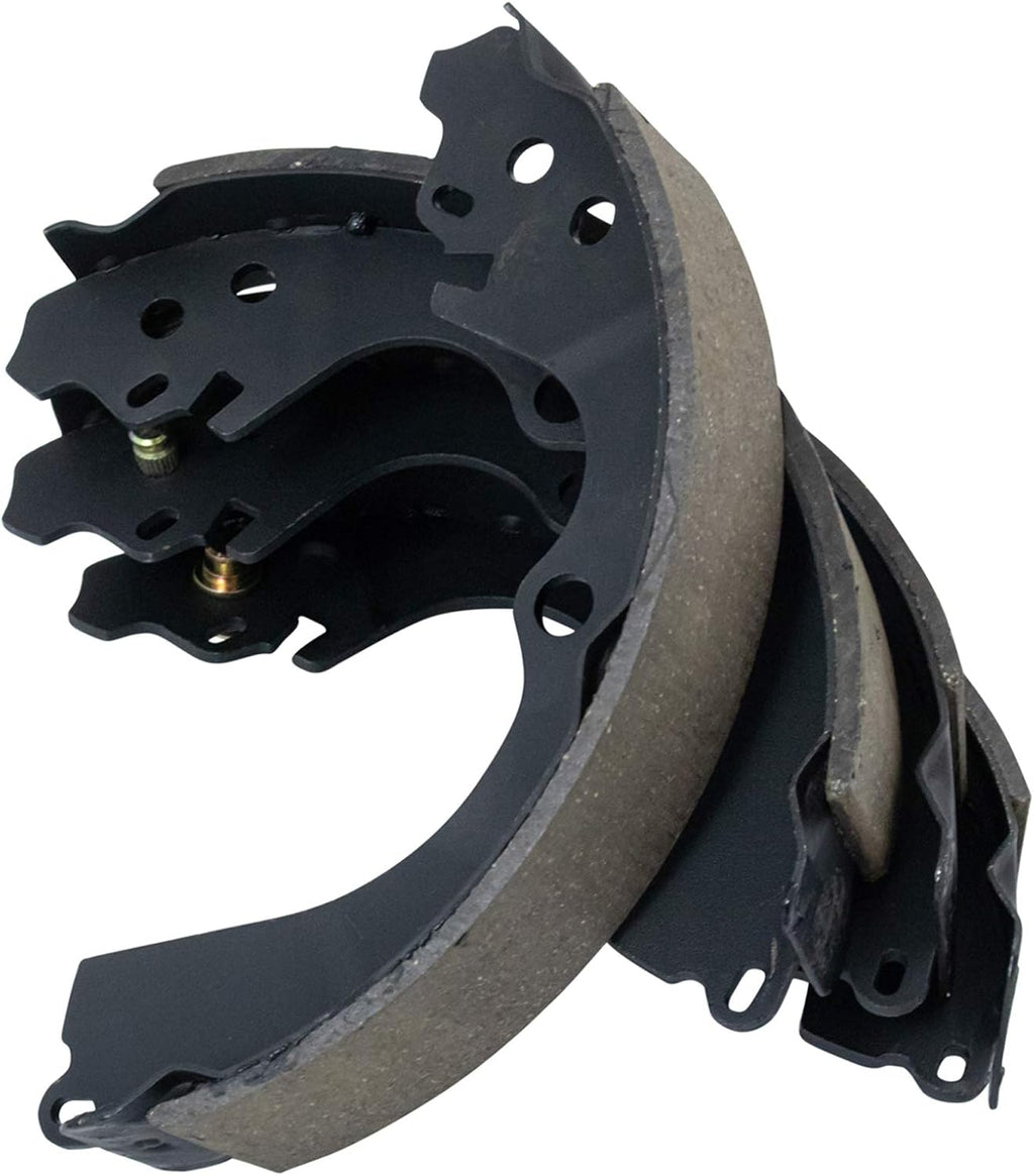 TRQ Brake Drum & Shoe ABS Rear Set Kit Compatible with Subaru Forester Impreza