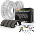 Power Stop KOE15402DK Autospecialty Rear Replacement Brake Kit-OE Brake Drums & Ceramic Brake Pads For Toyota Yaris 2007-2014 [Model Specific]