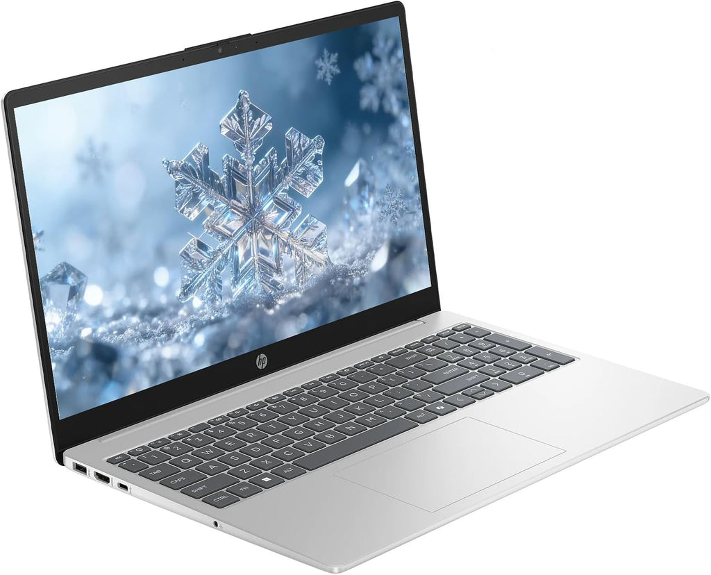 HP Laptop, 15.6' FHD Touchscreen Business Laptop Computer, 8-core AMD Ryzen 7 Processor, Windows 11 Laptop 12GB RAM 512GB Storage (256B SSD+256GB Docking Set), PLUSERA Earphones, Natural Silver
