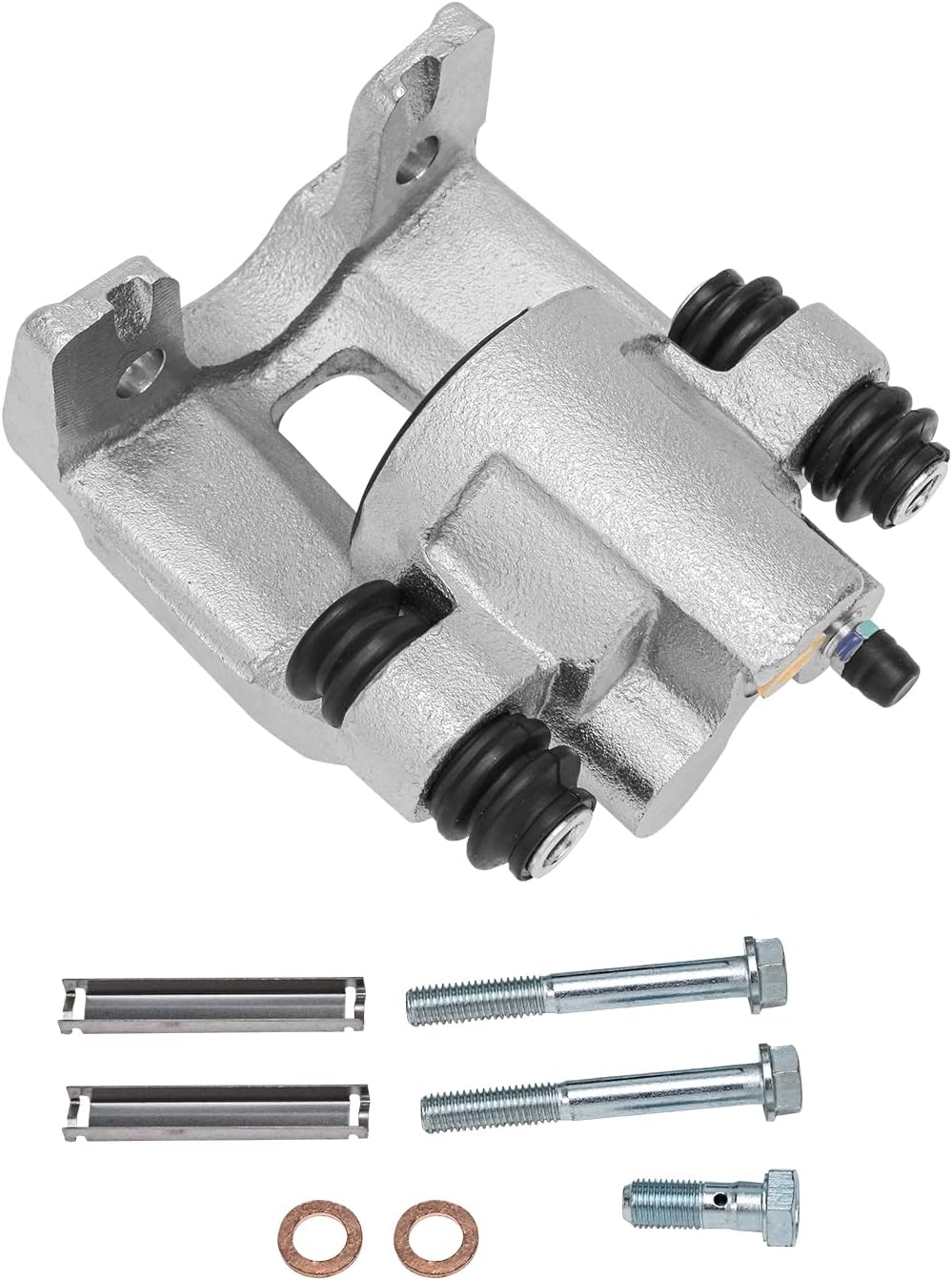 Detroit Axle - Rear Brake Kit for 2006-2010 Explorer Mercury Mountaineer 2007 2008 2009 Disc Brake Rotors Ceramic Brakes Pads Right Brake Calipers Replacement