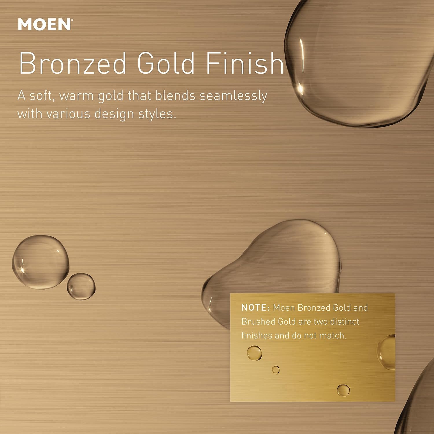Moen Dartmoor Bronzed Gold Posi-Temp Bathroom Tub Faucet Trim Kit with Showerhead and Shower Handle, Valve Required, T2182BZG