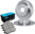 R1 Concepts Rear Brake Kit Fits 2016-2021 Hyundai Tucson; 2017-2022 Kia Sportage| Ceramic Brake Pads and Blank Brake Rotors| 11.9' Rear | 2016-2021 Hyundai Tucson; 2017-2022 Kia Sportage