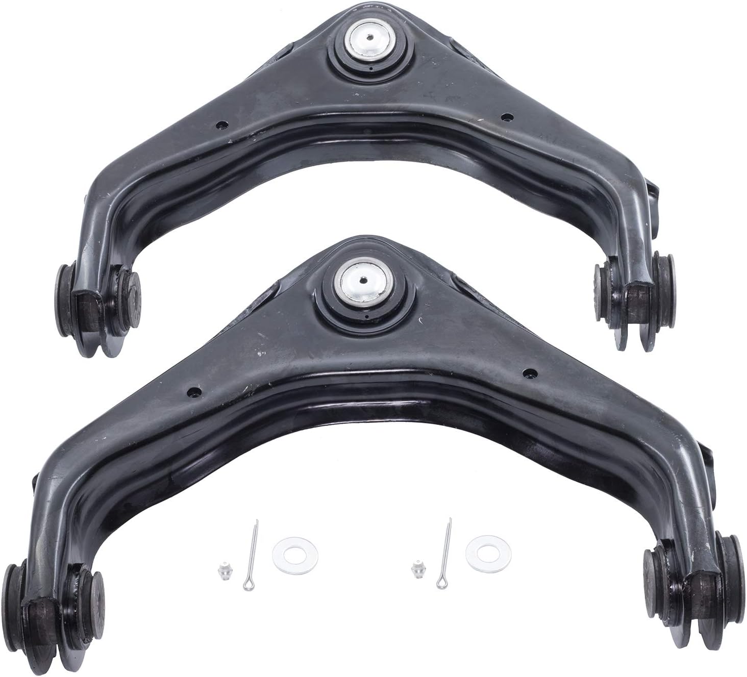 13pc Complete Front Suspension Control Arm Kit replacement for 2001-2010 Chevy Silverado Chevrolet Avalanche Suburban and GMC Sierra Yukon 8-Lug Wheel Only