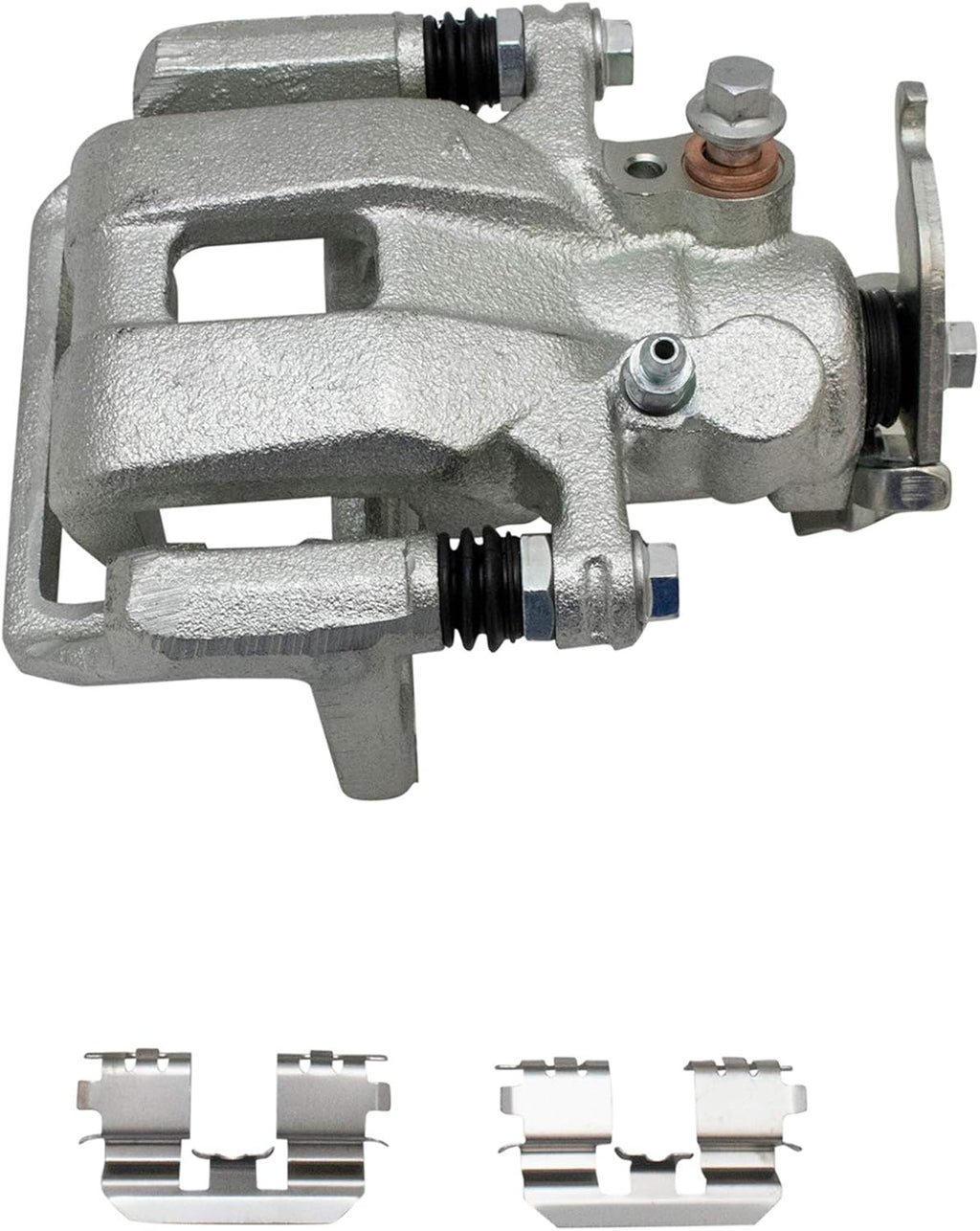 TRQ Rear Brake Pad and Rotor Set Ceramic Rotors Calipers Hoses Compatible with 2009-2014 Acura TSX 2008-2012 Honda Accord