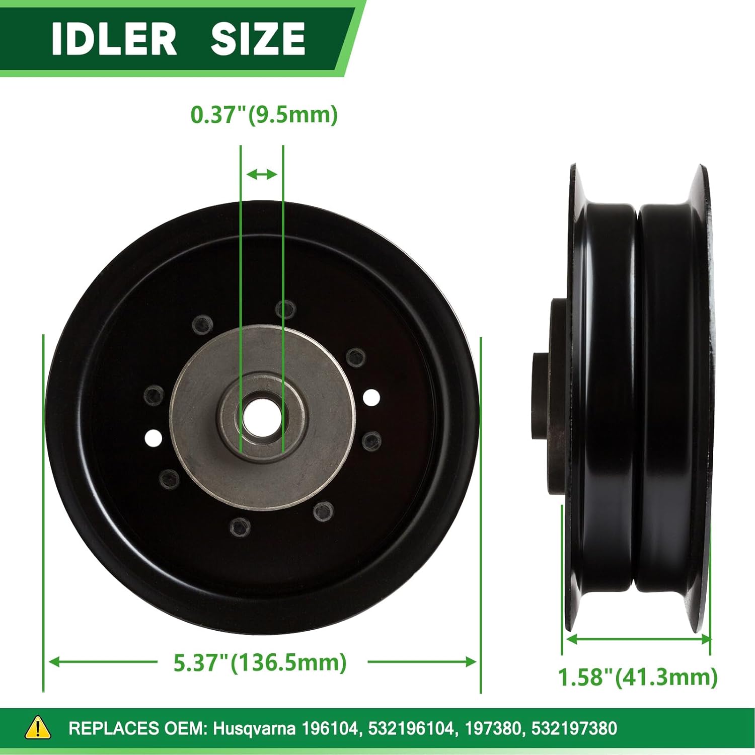 48 inch Rebuild Kit for Husqvarna YTH 2448 2348 22K48 23V48 1848XPT 2 Spindle 532187292 2 Blade 532173921 1 Idler 177968 1 Idler 196104 1 Idler 196106
