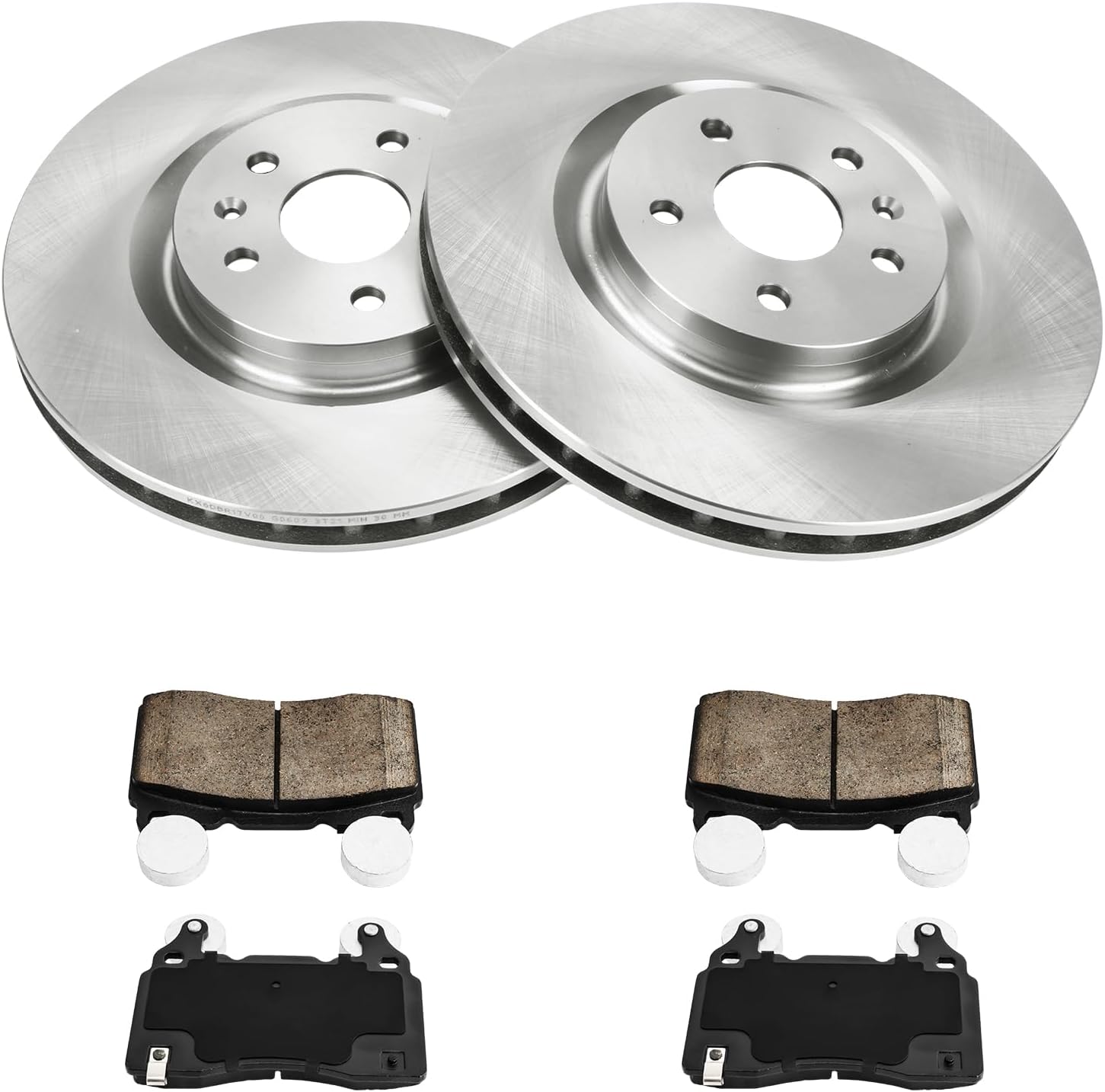 KAX Front Brake Kit for Chevrolet Camaro 2011-2015, 13.98inch Brake Rotors Pads Kit, #55175+D1474 Front Brakes