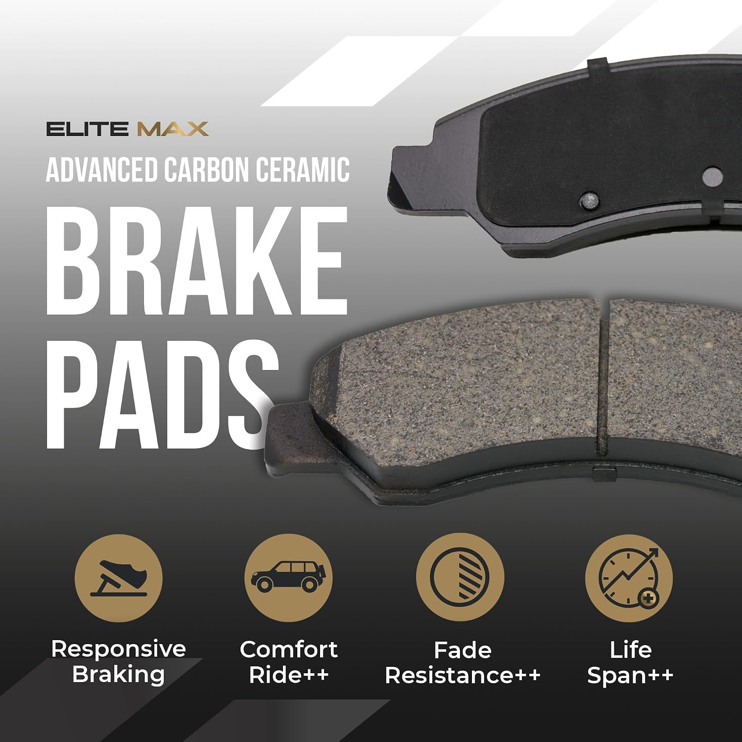 Max Advanced Brakes Front Brake Kit Compatible With 2002-2014 2015 2016 Subaru Impreza Legacy L w/10.91' Front Rotor Replacement Drilled Slotted Black Coated Disc Brake Rotors and Ceramic Brake Pads