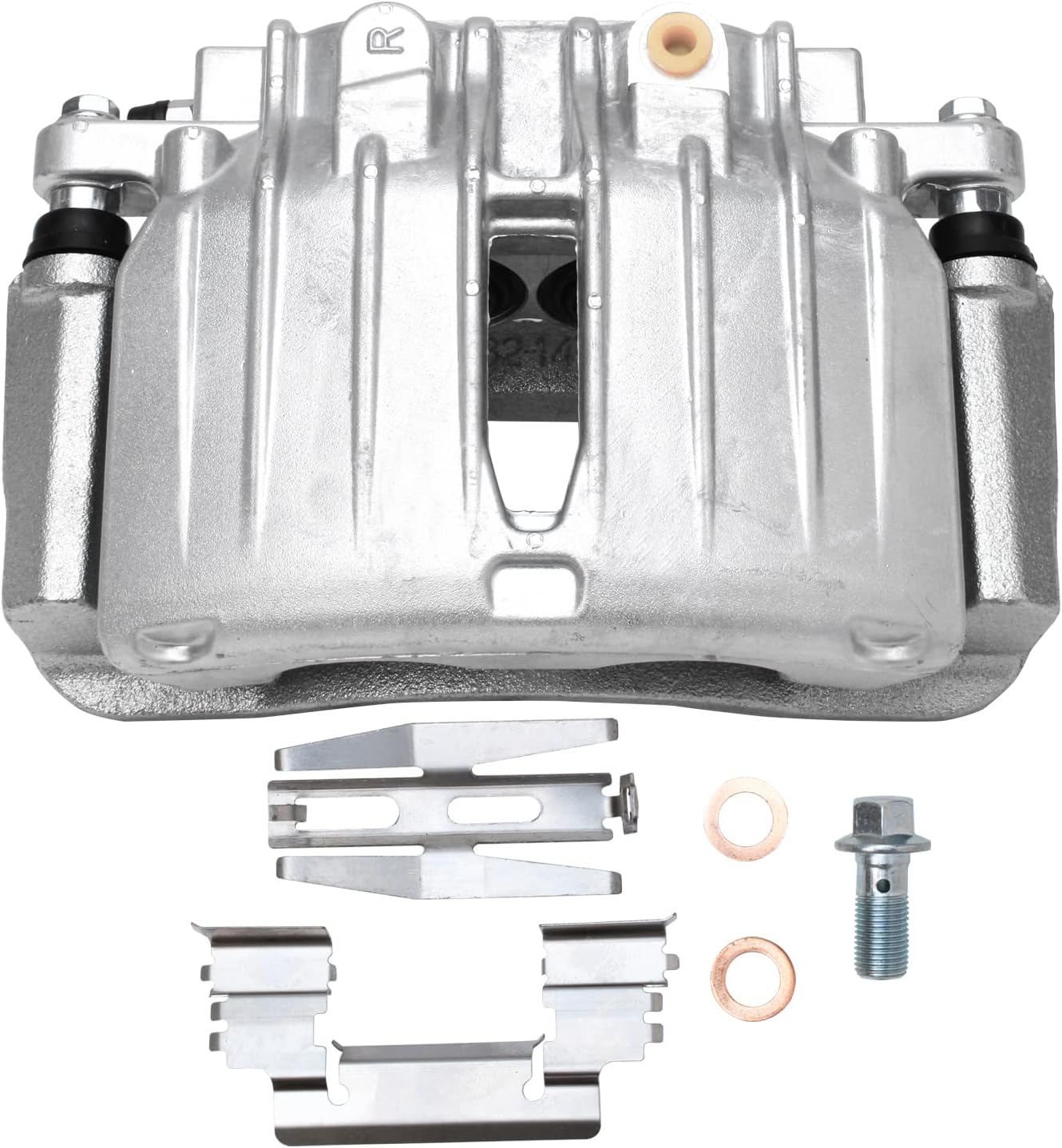 Detroit Axle - Rear Brake Kit for Chevy GMC Silverado Sierra Suburban Avalanche Yukon 1500 Tahoe Escalade Disc Brake Rotors Brake Calipers Brackets Ceramic Brakes Pads Replacement [12.99 inch Rotors]