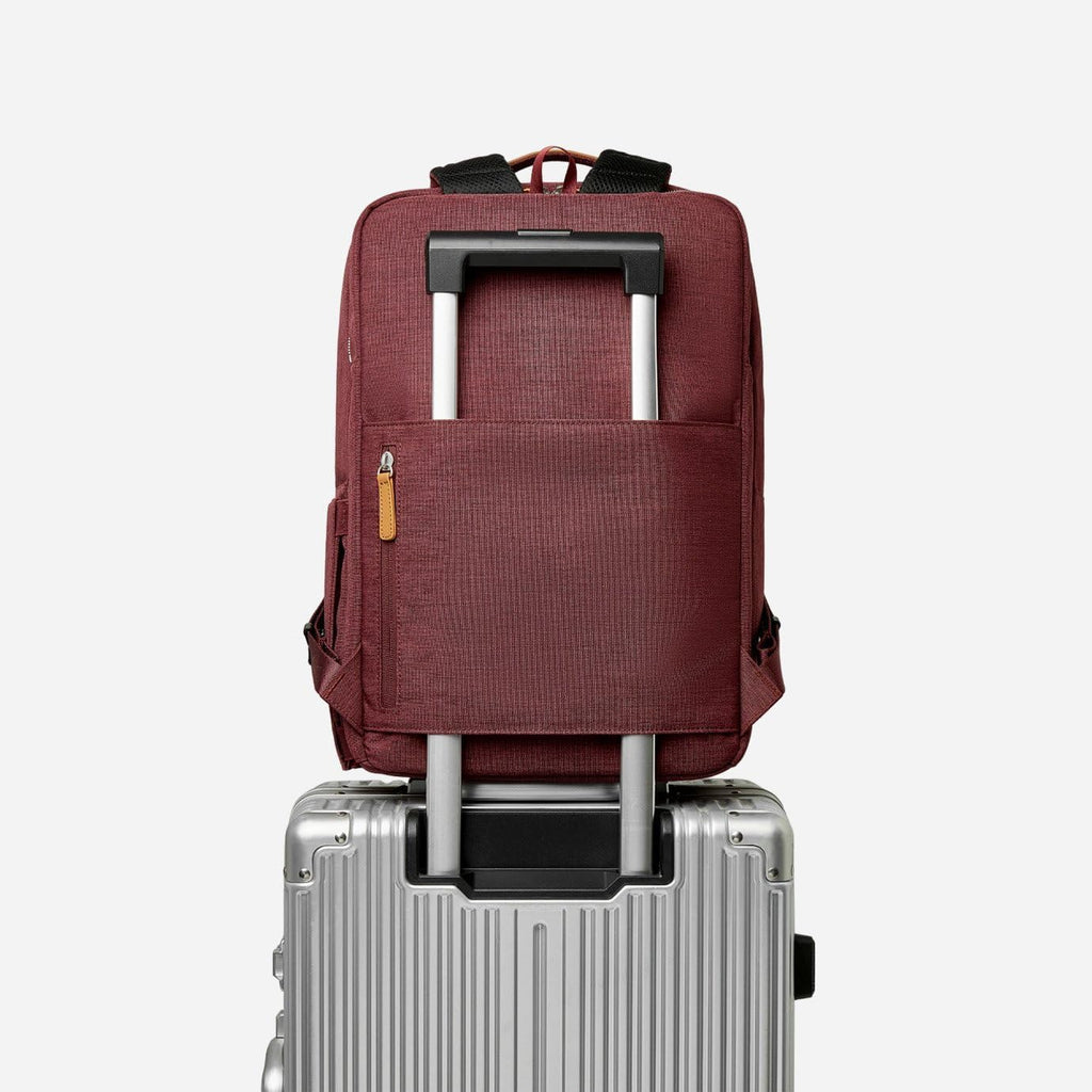 Nordace Siena Pro 15 Smart Backpack with USB Charging - 16' Laptop Backpack, 20L Daily Backpack for Travel, Everyday, or Work (Red)