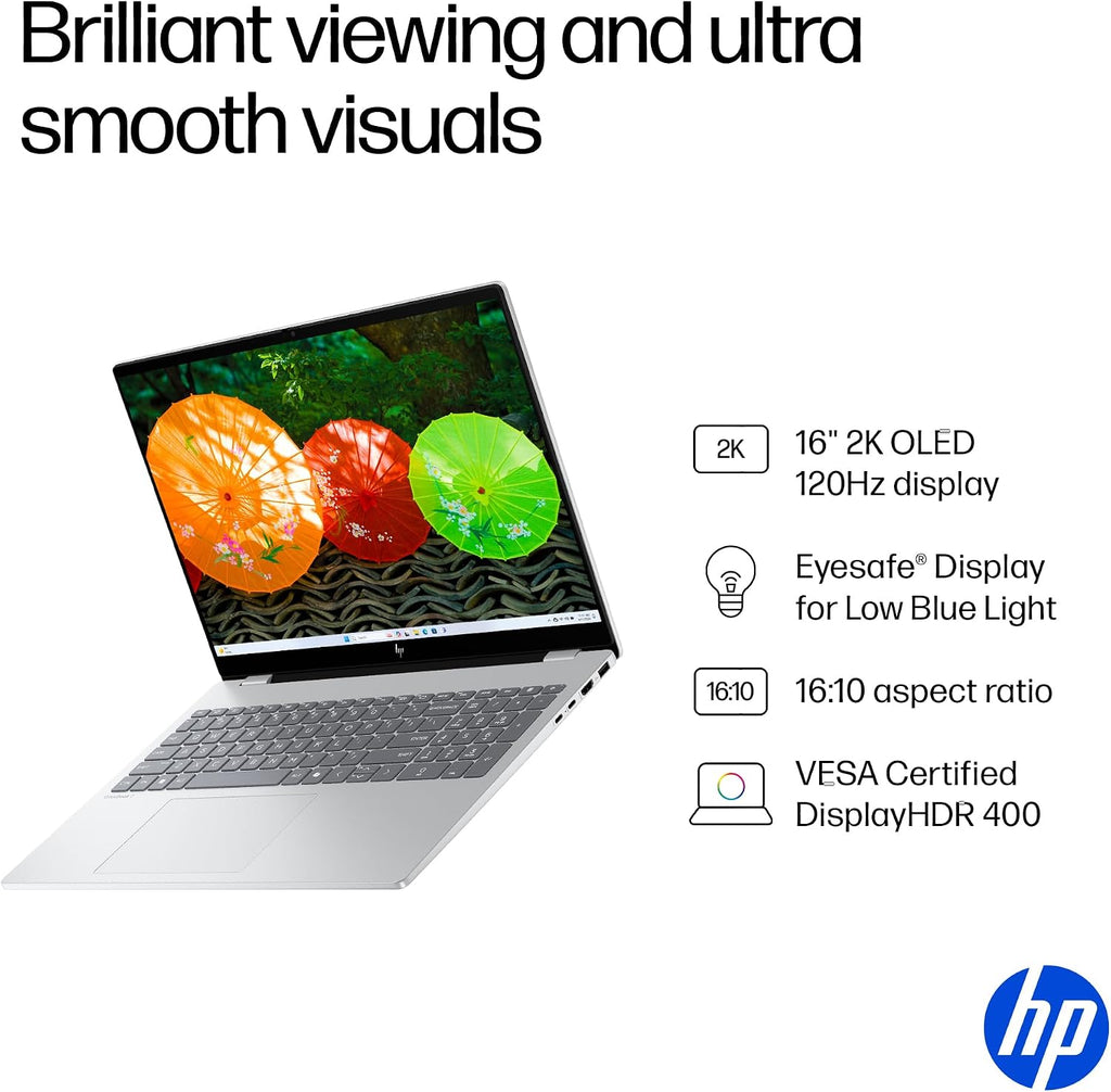 HP OmniBook 7 Touchscreen Laptop -Intel Core 9 270H Beat i7-13650HX -16' 2K OLED 120Hz -64GB RAM -2TB SSD -Windows 11 Pro-Backlit Keyboard-Video Editing Business Computadora Portátil PC Copilot