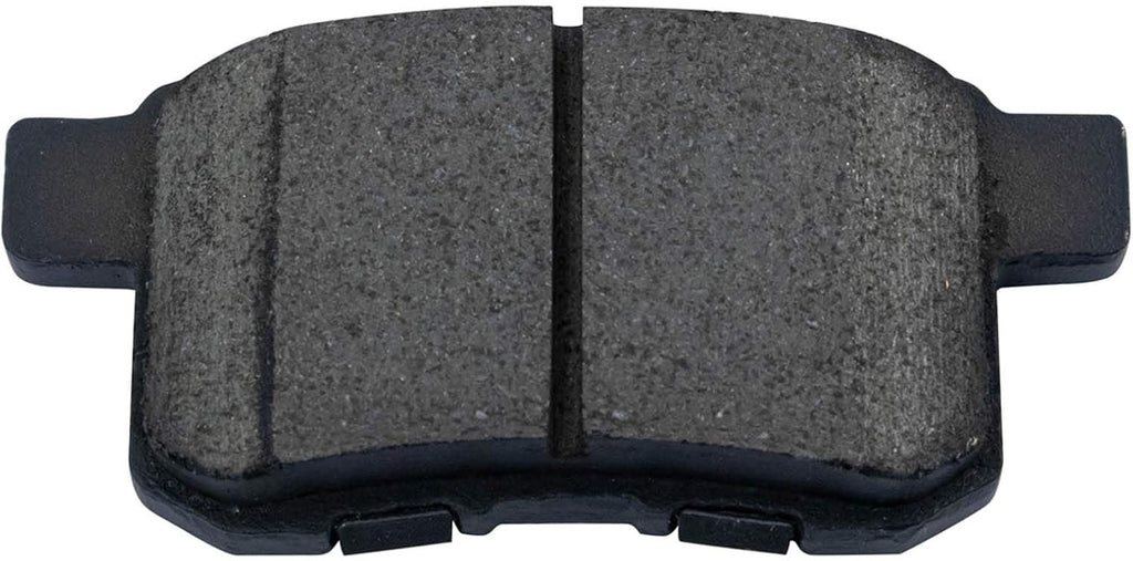 TRQ Rear Brake Pad and Rotor Set Ceramic Rotors Calipers Hoses Compatible with 2009-2014 Acura TSX 2008-2012 Honda Accord