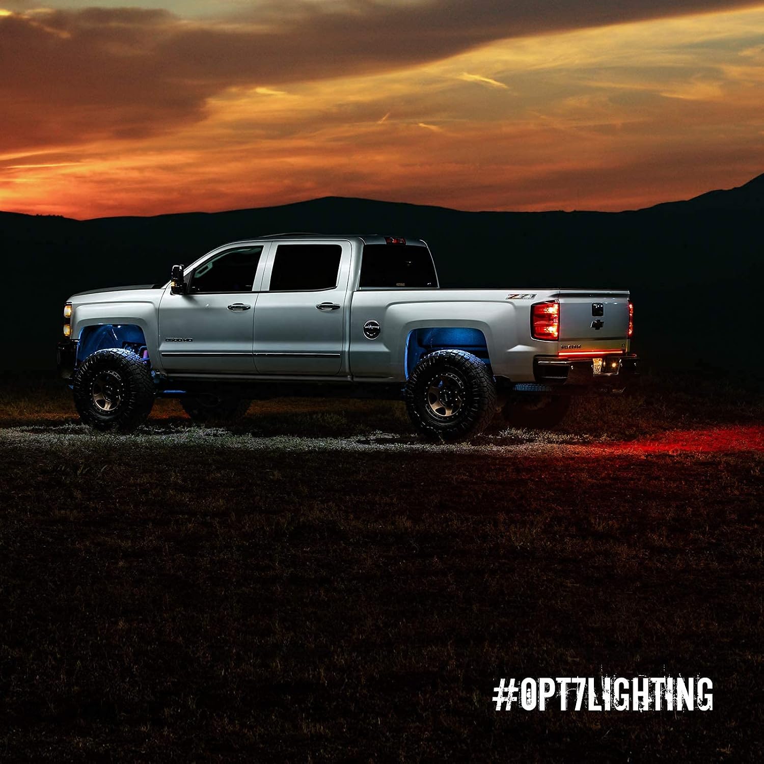 OPT7 Dynamic Taillight for F150 2015-2018 w/o Blind Spot Monitor – Redline 60' Aluminum Rigid 1-Piece Triple Row LED Truck Tailgate Light Bar w/Sequential Amber Turn + Plug'n'Play Harness