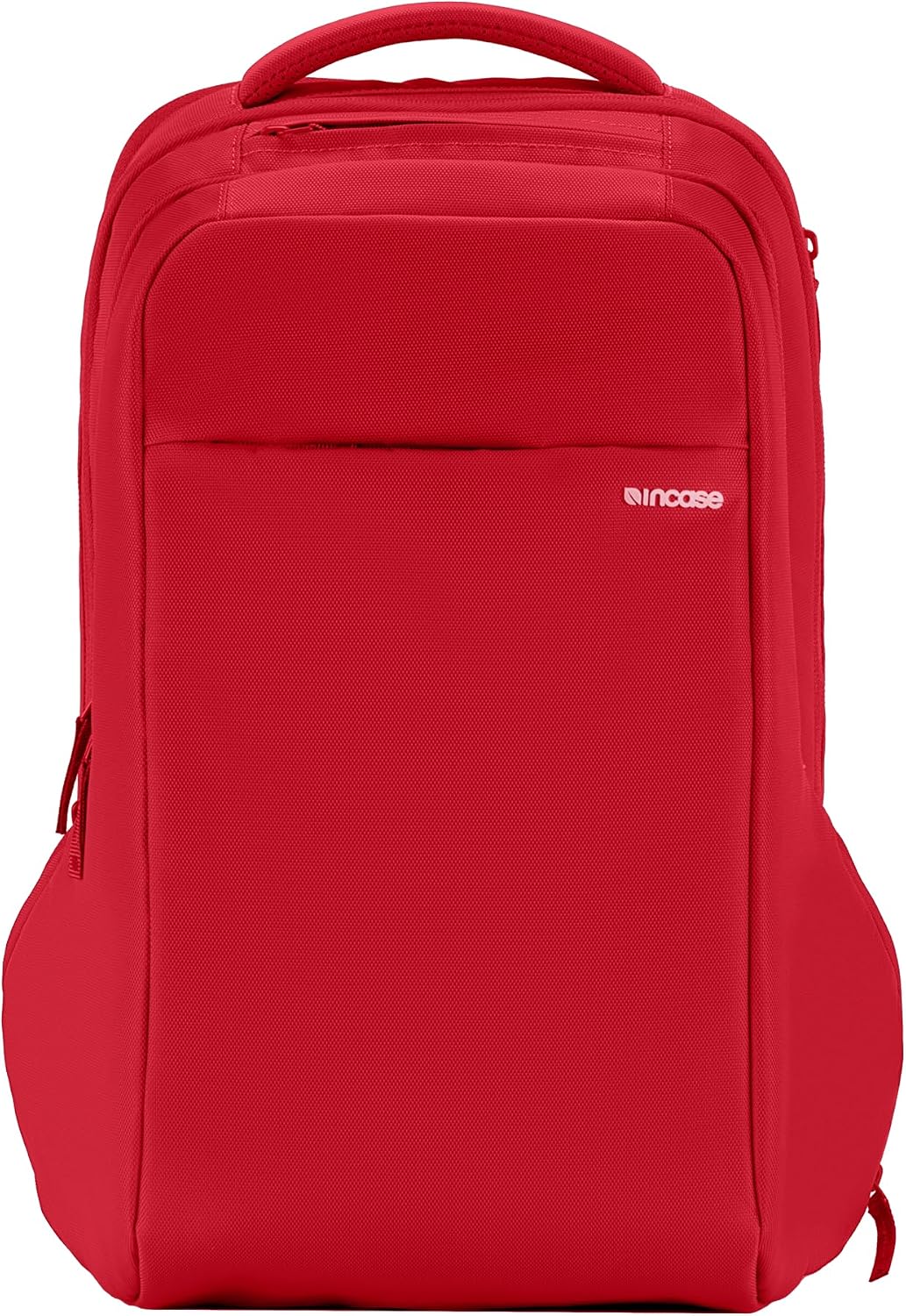 Incase ICON Backpack – Large Tech Backpack for Business, School, Travel – Laptop Bag with 8 Compartments, Fits 16 Inch Devices – Dedicated Laptop, Tablet, Phone and Accessory Pockets - Signal Red