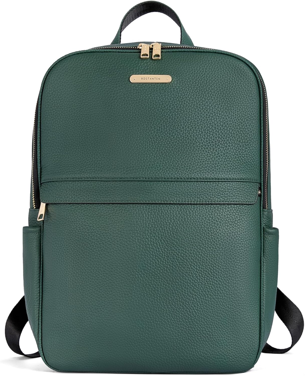 BOSTANTEN Genuine Leather 15.6 inch Laptop Backpack Purse for Women College Casual Backpack Travel Bag