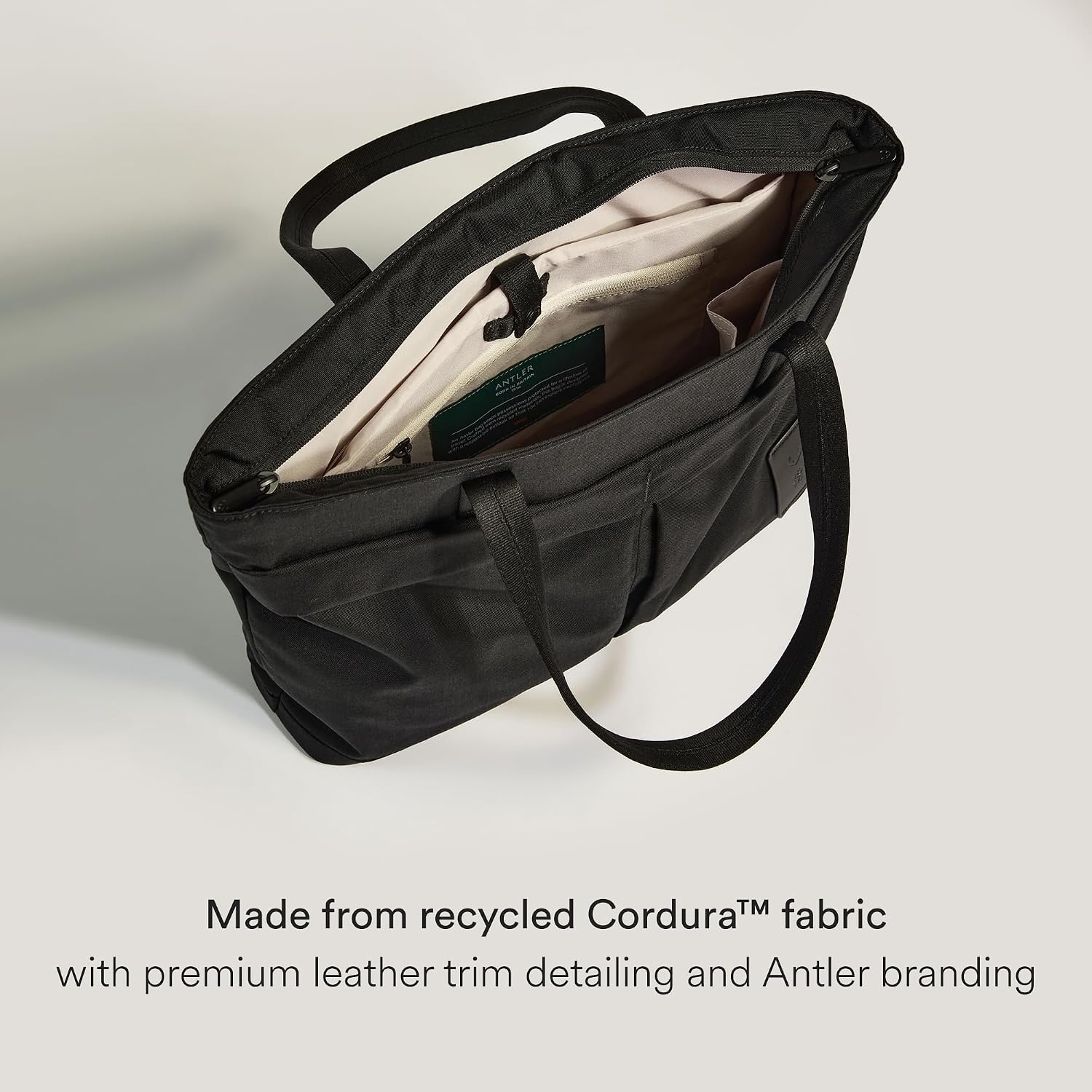 ANTLER - Urban Core Tote Bag, Laptop Bags for Women, Water-Resistant Everyday Handbag with Pockets, 16' Laptop Sleeve