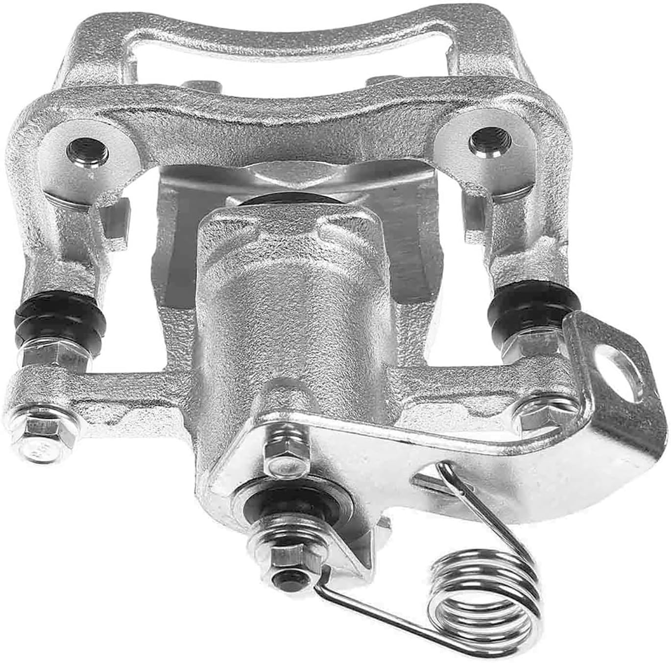 Detroit Axle - 2pc Rear Brake Calipers for 2012-2017 Kia Rio Disc Brake Calipers with Brackets 2013 2014 2015 2016 Replacement