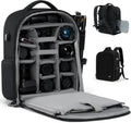 CADeN Camera Backpack, Extra Large DSLR Camera Bag with 17' Laptop Compartment, Waterproof Rain Cover, Professional Travel Hiking Camera Backpack Bag