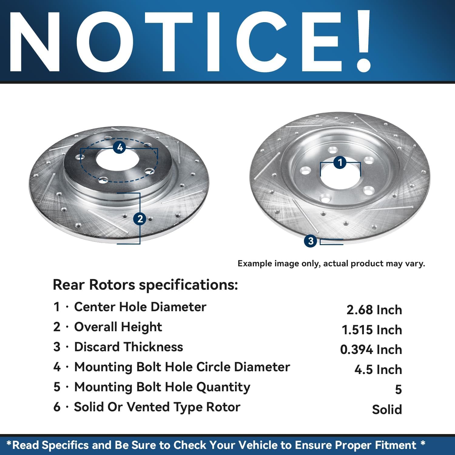 Detroit Axle - 10pc Brake Kit for Ford Explorer Flex Taurus Lincoln MKS, Drilled and Slotted Disc Brakes Rotors Ceramic Brake Pads Replacement : 12.80' inch Front and 12.99' inch Rear Rotor