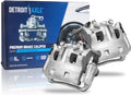 Detroit Axle - 2pc Front Brake Calipers for 2005-2019 Nissan Frontier 2009-2012 Suzuki Equator Disc Brake Calipers w/Brackets Replacement Brake Caliper