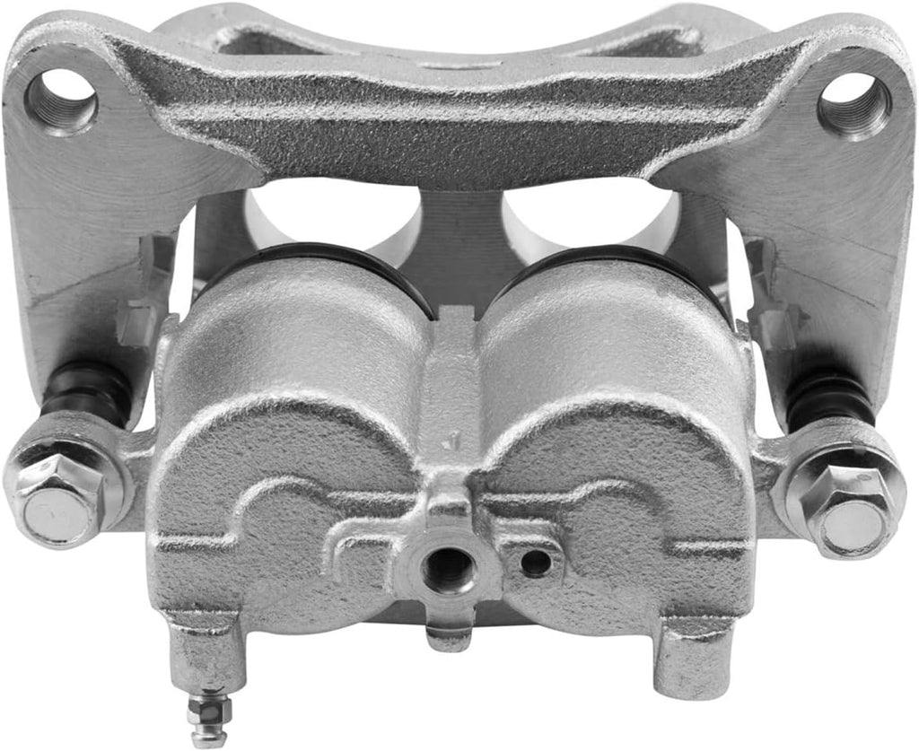 Detroit Axle - 2pc Front Brake Calipers for 2017-2022 Ford Edge Lincoln MKX Continental, Disc Brake Calipers with Brackets 2018 2019 2020 2021 Replacement