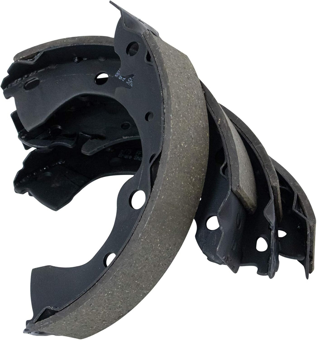 TRQ Brake Drums & Shoes Rear Kit Compatible with 01-06 Nissan Sentra