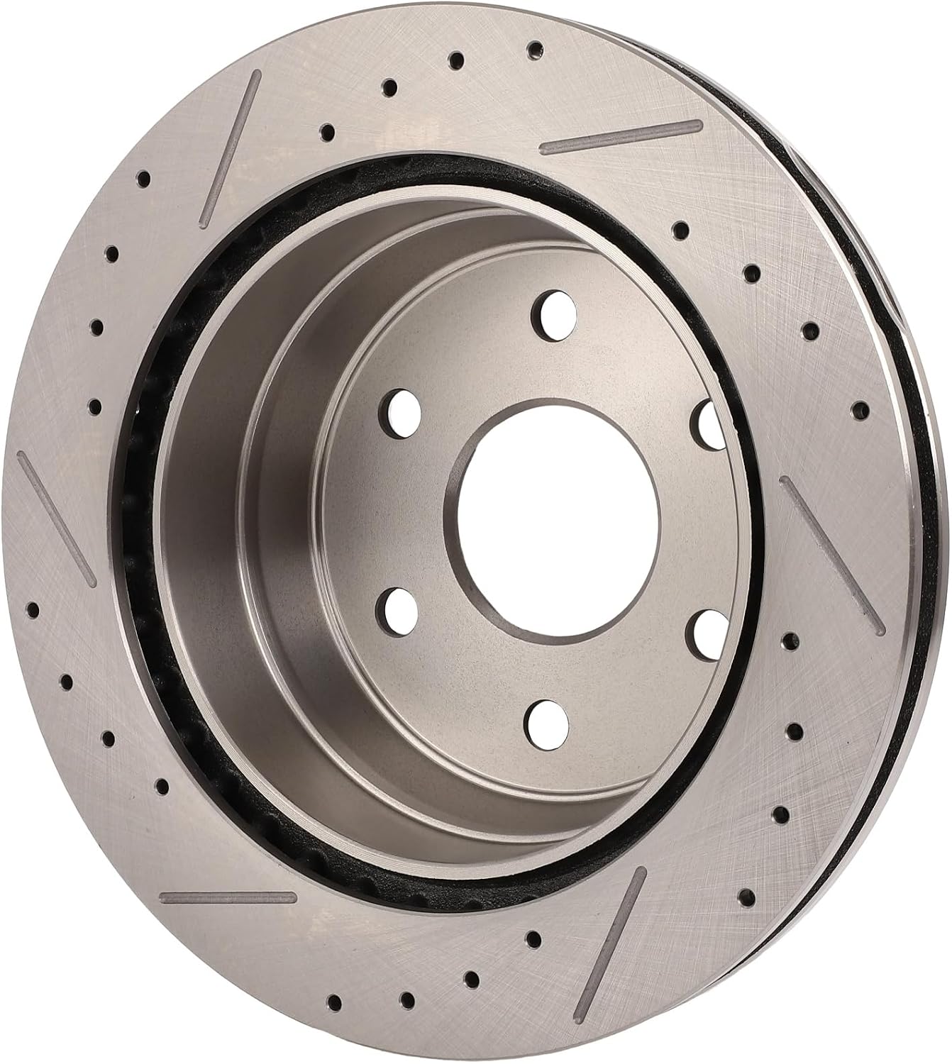 CCIYU D834 55084 Brake Kit Fit For Chevy For Avalanche 1500 2002-2006,For Silverado 1500 2001-2006,For Suburban 1500 2000-2006,For Tahoe 2000-2006, Rear Disc Brake Rotor and Pad Set 6PCS