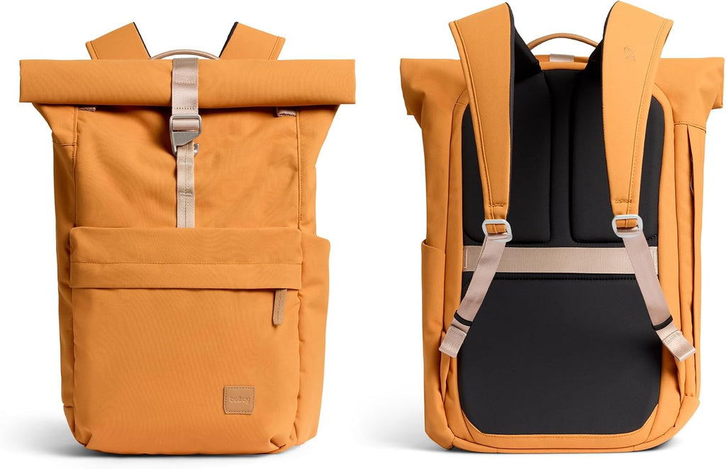 Bellroy Classic Rolltop (commuter backpack with 16' laptop sleeve, luggage pass-through, and two access points) - Butterscotch