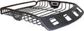 Go Rhino SR40 Roof Rack - Tubular Rack w/ 4X Light Mount Openings & Cross Bar Clamps | Mild Steel, Textured Black, L: 48' x W: 40' x H: 6' | 59045T