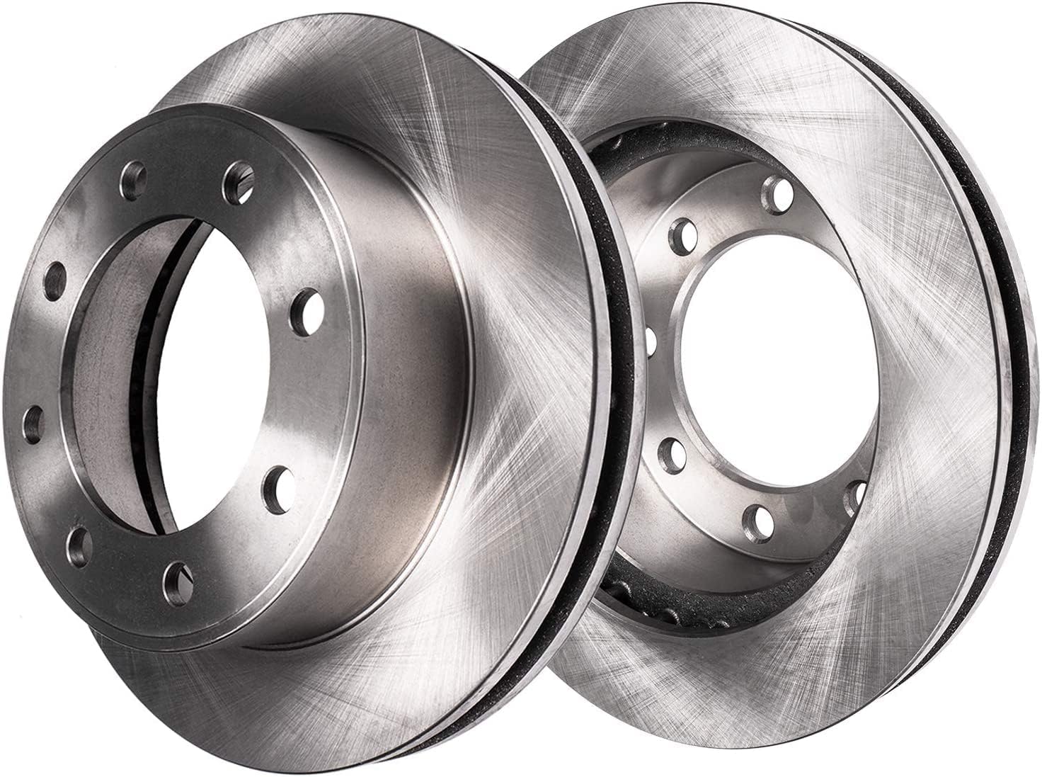 Detroit Axle - 4WD Front Wheel Bearing Hubs Brake Kit for Chevy Silverado Avalanche Suburban GMC Sierra Yukon XL 2500 3500 Hummer H2 Brake Rotors Brakes Pads Wheel Bearing Hubs Replacement