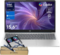 HP Essential 15.6' FHD Touchscreen Laptop, Intel Core Ultra 5 225U, 32GB DDR5 RAM, 1TB SSD, Wi-Fi 6, Windows 11 Home, Backlit Keyboard, Webcam, Copilot AI Ready, Blue, Bundle with PCO Laptop Cooler
