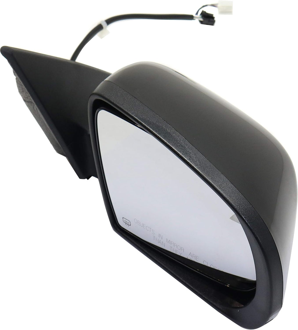 Garage-Pro Passenger Side Power Heated Mirror for Jeep Cherokee 2014-2018 Power Fold With Signal Light, Blind Spot Monitor & Puddle Lamp; Without Memory & Auto-Dimming Paintable