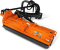 MechMaxx 86' Heavy Duty PTO Drive 3 Point Offset Ditch Bank Verge Flail Mower for 90-120HP CAT 2 Tractor, 130'' Offset Distance,55°/90° Rotation Angle, 20 Hammers, Model VBM86