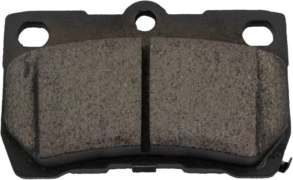 TRQ Rear Brake Pad and Rotor Set Ceramic Rotors Calipers Hoses Compatible with 2006-2013 Lexus IS250