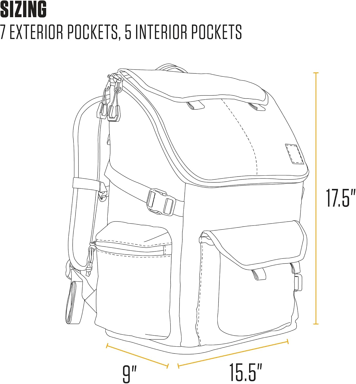 Carhartt 35L Nylon Workday Backpack, Durable Water-Resistant Pack with 15' Laptop Sleeve and Adjustable Shoulder Straps, Carhartt Brown