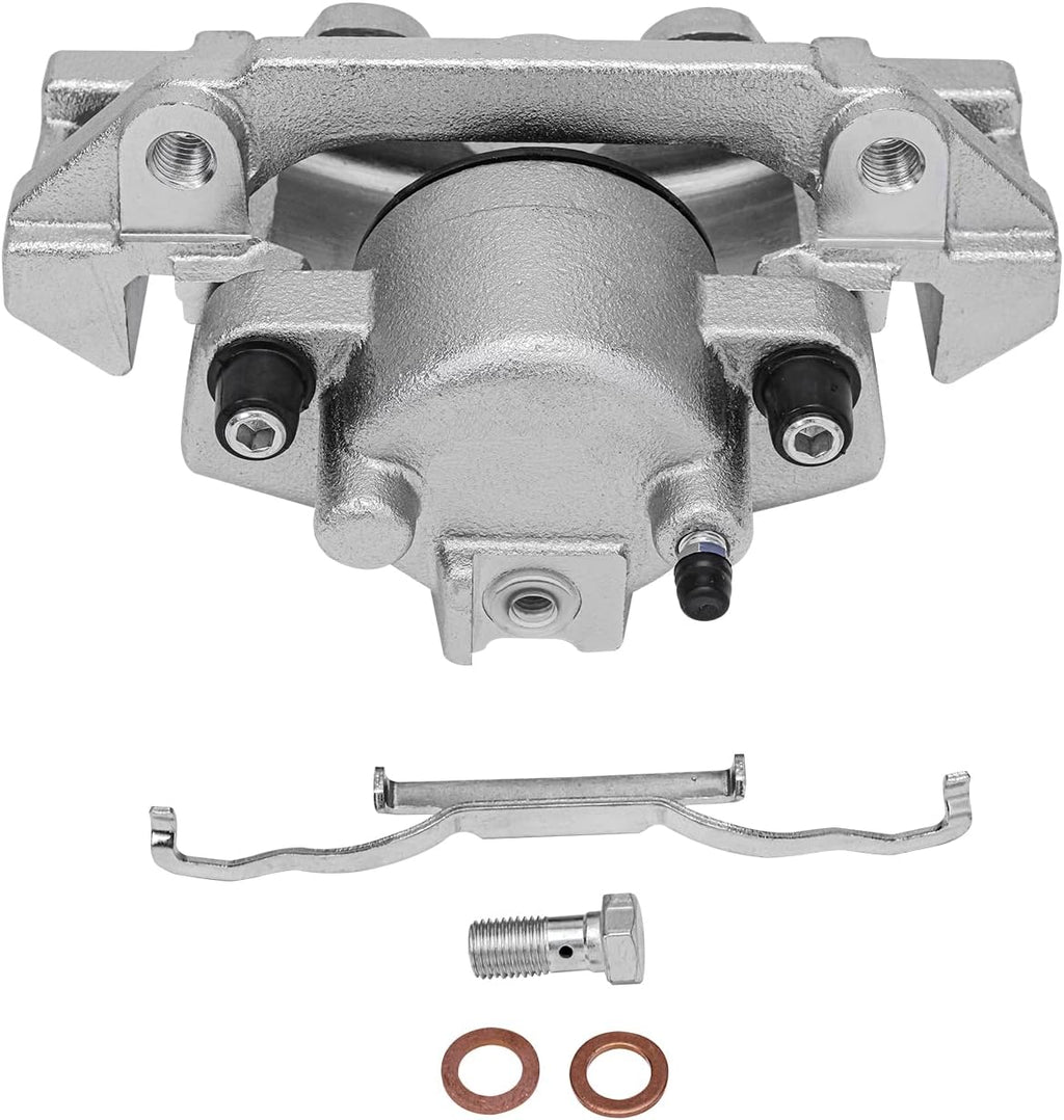 Detroit Axle - Front Brake Kit for 01-07 Dodge Grand Caravan Chrysler Town & Country, Disc Brake Rotors Ceramic Brake Pads Brake Calipers Replacement: 11.06 inch Rotor