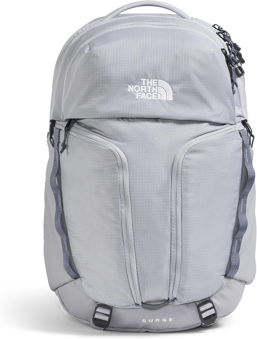 The North Face Women's Surge Commuter Laptop Backpack - Everyday Travel Bag, Laptop Sleeve, Water-Repellent, Blue Flax/Twilight Galaxy, One Size