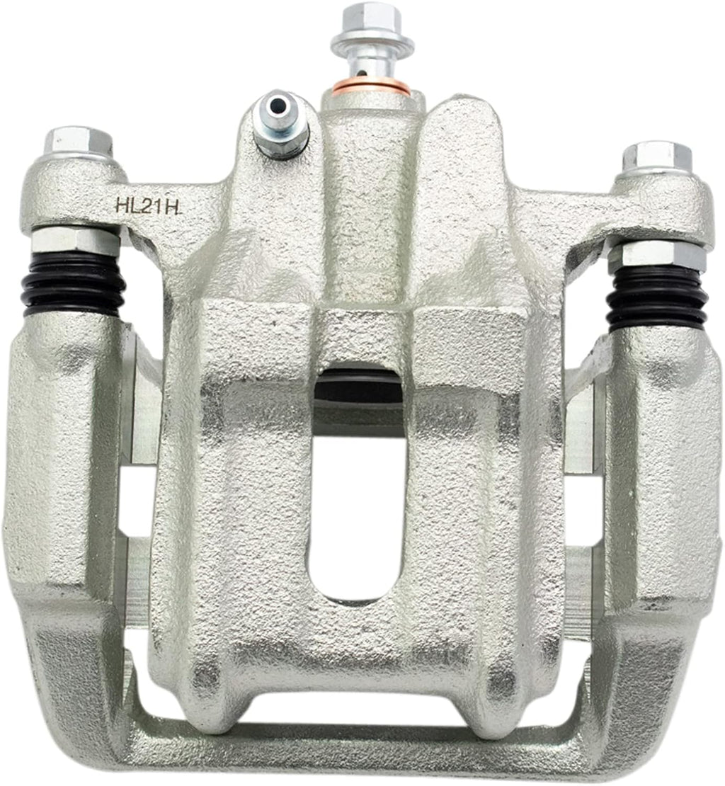 TRQ Performance Rear Brake Pad and Rotor Set Ceramic Solid G Coated Rotors Calipers Compatible with 1999-2003 Acura TL