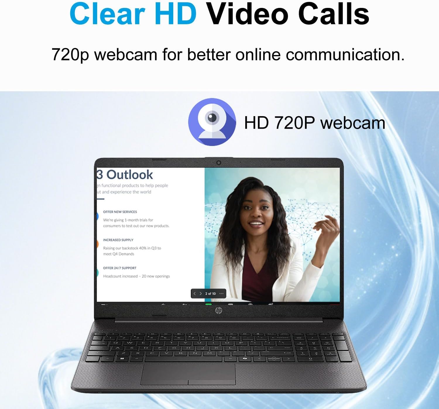 HP 15.6' FHD Laptop Computer | Latest AMD High-Performance CPU | 32GB RAM | 1TB SSD | Windows 11 Pro | Fast Wi-Fi 6 & Bluetooth 5 | Long Battery Life | Up to 10H Battery for Work & School