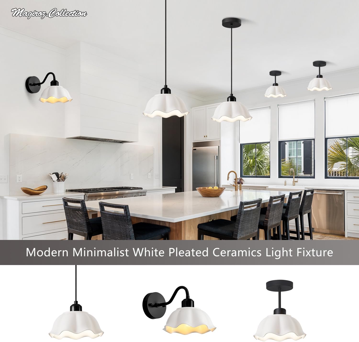 Black Bathroom Wall Sconces Set of 2 Modern White Milk Glass Wall Light Fixtures Farmhouse Living Room Wall Mounted Lights Vintage Bedroom Hardwired Vanity Wall Lamps Set of Two MWL02-2BK