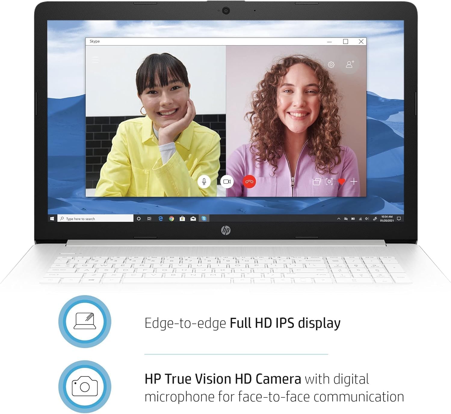 HP 17.3'HD Business Laptop Computer, Intel Core i5-1135G7 Quad-core Processor 2.4 GHz (Up To 4.2GHz), 16GB RAM, 1TB SSD, Backlit Keyboard, USB-C, Wi-Fi, Bluetooth, HDMI, Webcam, Natural Silver, Win 11