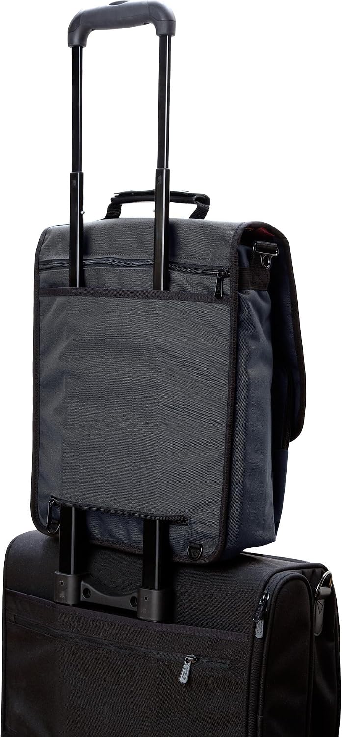 Manhattan Portage Commuter Laptop Bag Stylish Messenger Bag for Men & Women Durable Cordura Fits Up to 17' Laptop Ideal for Work College Travel (Grey)