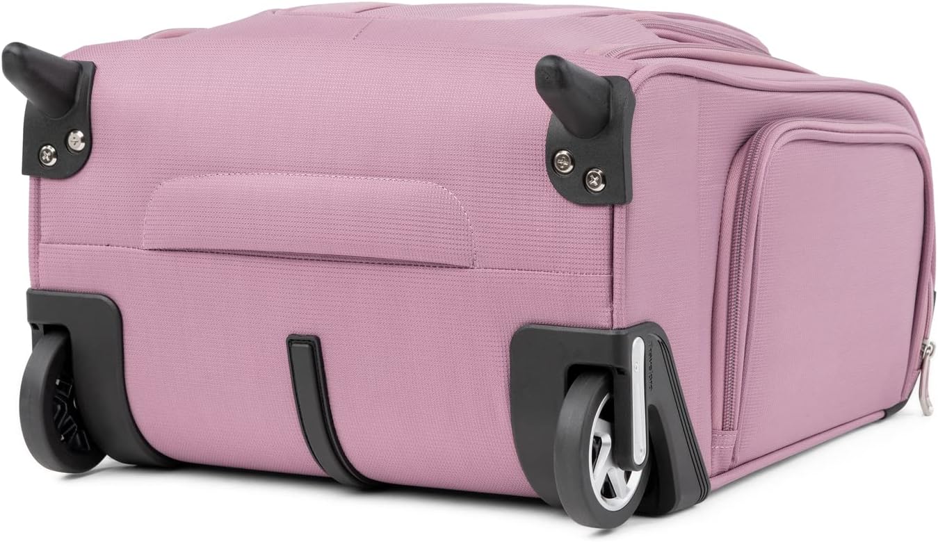 Travelpro Luggage Maxlite 5 Softside Lightweight Rolling Underseat Compact Carry on Upright 2 Wheel Bag, 15-Inch — Orchid Pink Purple