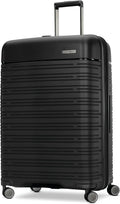 Samsonite Elevation Plus - Large Hardside Luggage - Scratch Resistant Polypropylene Shell, RightHeight™ Adjustable Handle, Integrated AirTag Holder, TSA Lock, WetPak™ Compartment - Triple Black
